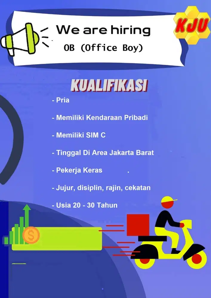 Di butuhkan Office Boy (OB)