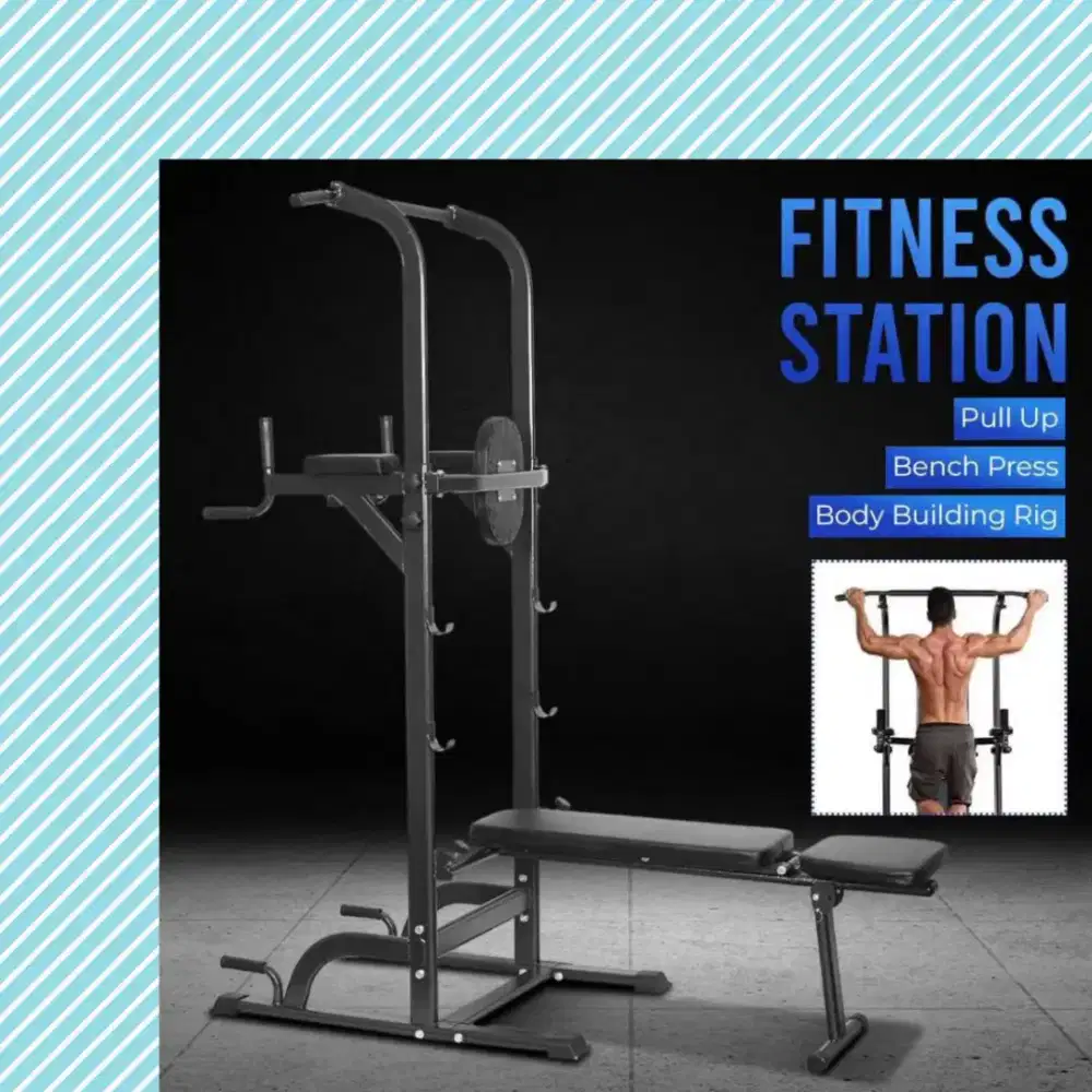 Pull up benchpress alat fitnes kebugaran STG-833
