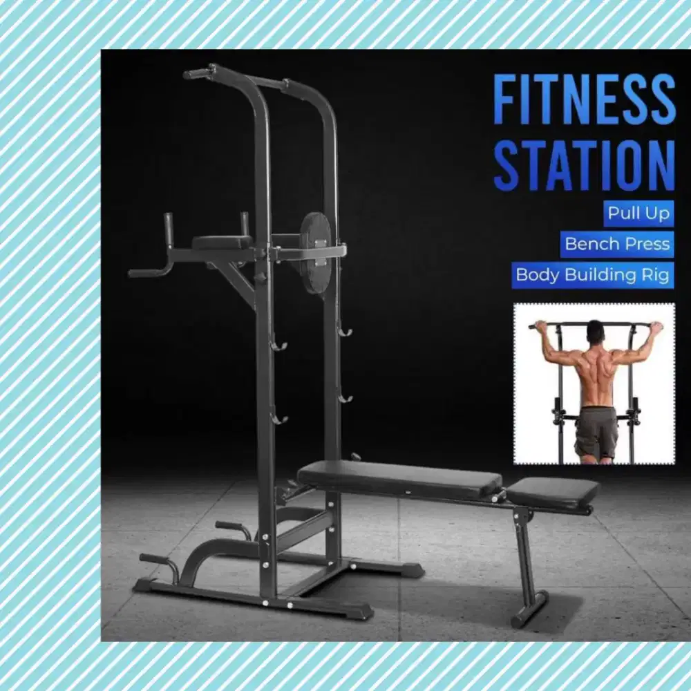 Pull up benchpress alat fitnes kebugaran STG-833