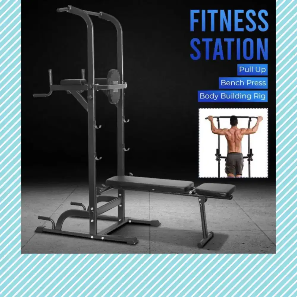 Pull up benchpress alat fitnes kebugaran STG-833