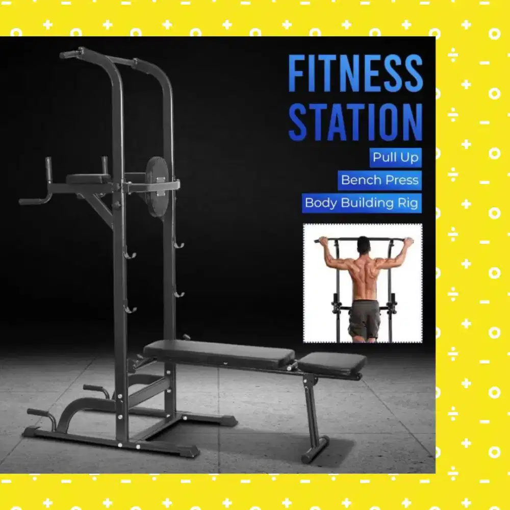 Pull up benchpress alat fitnes kebugaran STG-833