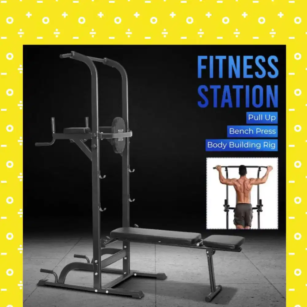 Pull up benchpress alat fitnes kebugaran STG-833