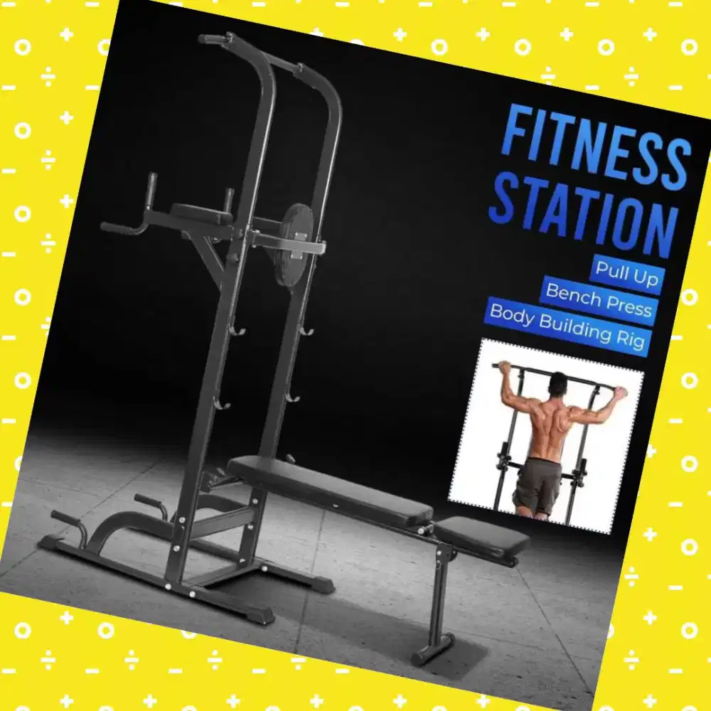 Pull up benchpress alat fitnes kebugaran STG-833