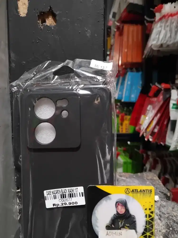 CASE MACARON BLACK XIAOMI 13T | ATLANTIS DAHSYAT