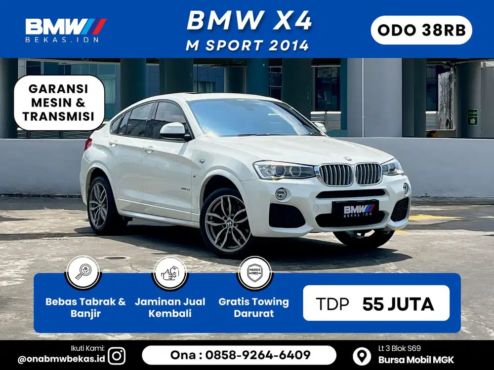 Odo 38rb BMW X4 2014 M Sport