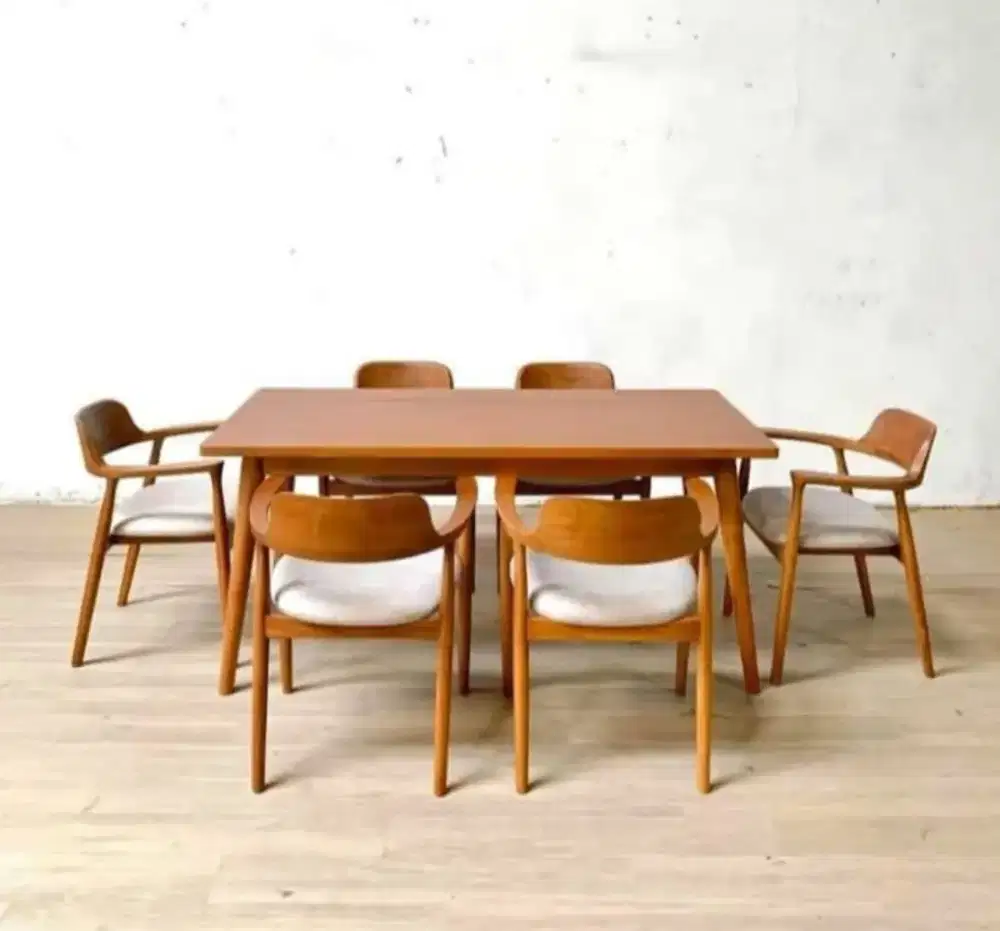 Jual Aneka meja makan minimalis jati