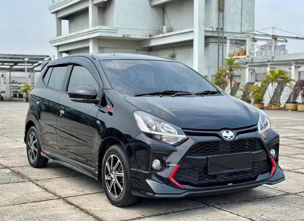 [LOW KM 33.000] TOYOTA AGYA 1.2 TRD AT 2021 HITAM TT 2020 G MATIC