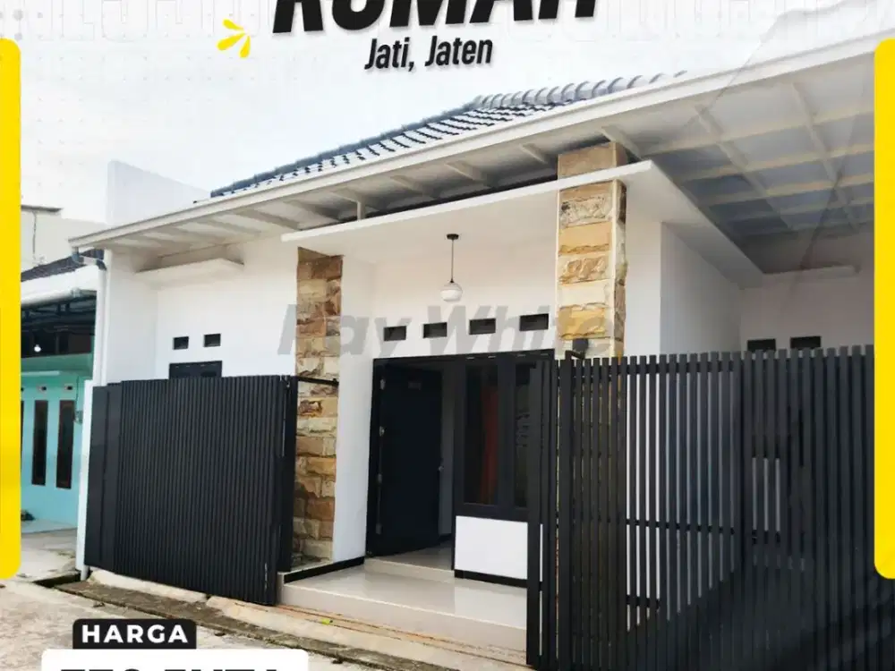 Rumah Minimalis Modern Harga Murah Siap Pakai Di Jaten