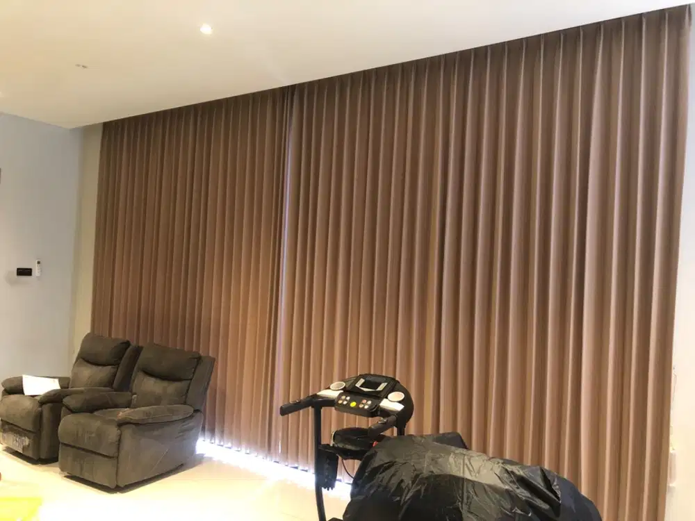 Gorden blackout bahan bahan berkualitas tidak tembus cahaya