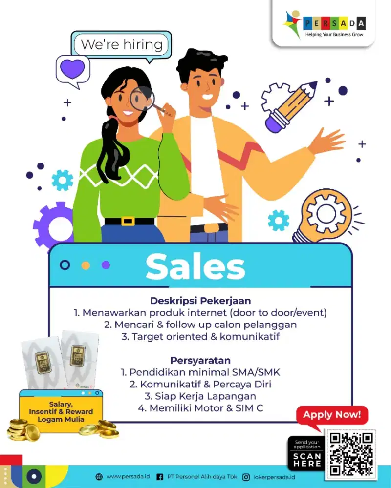 Dibutuhkan Sales dan SPG