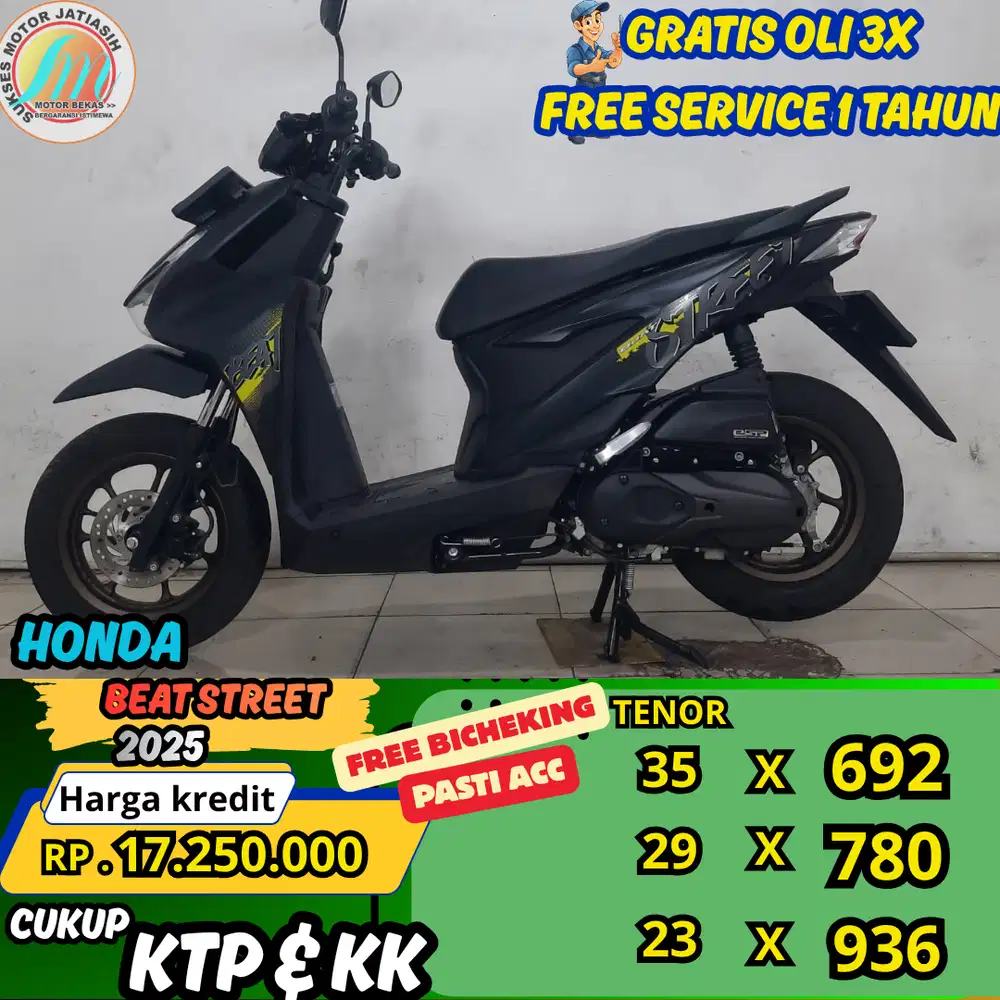 PROMO (SUKSES MOTOR) KENDALA SLIK PASTI ACC HONDA BEAT STREET 2025