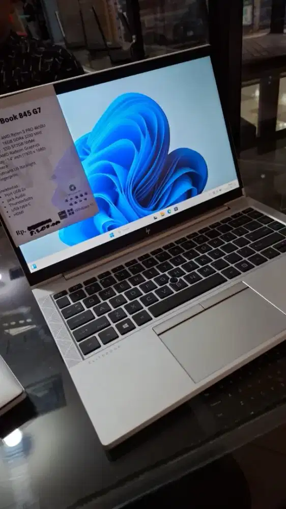 Jual cepat Laptop Elitebook 845 g7 like new pemakaian pribadi
