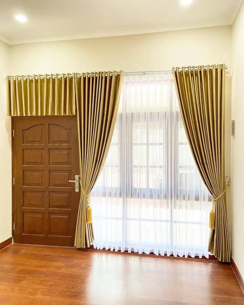 Menjual Tirai Gorden Jendela Gordyn Mewah Hordeng Model Terbaru Murah