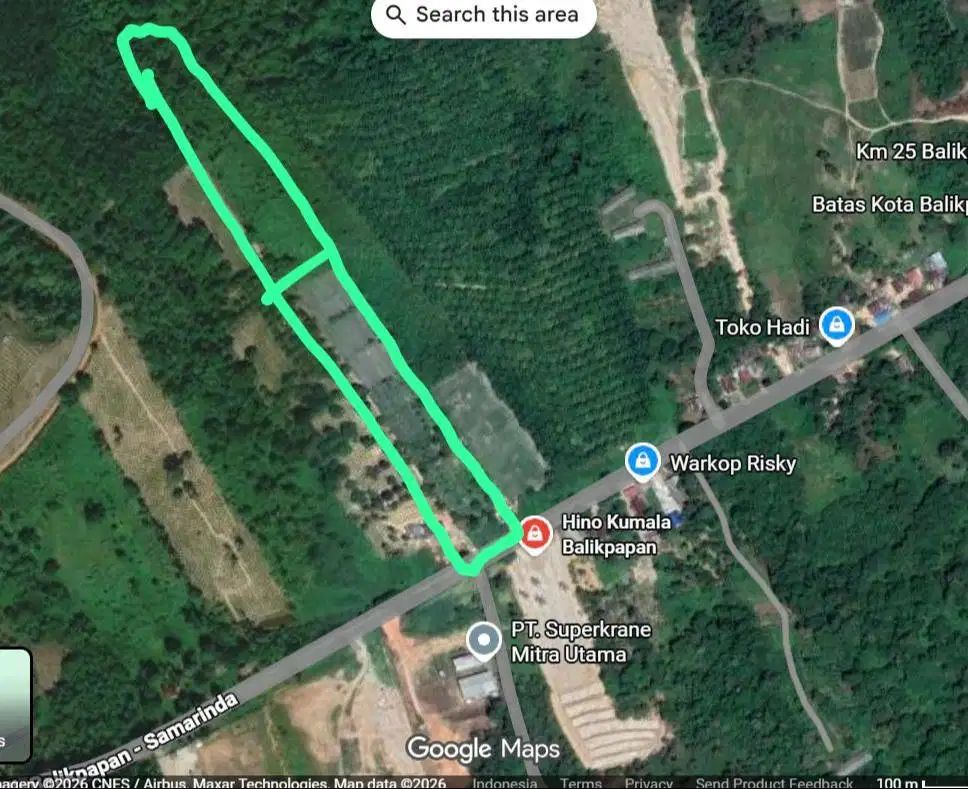 Dijual/Disewakan! Tanah Luas 19.904 m2 Letak Strategis di Dekat IKN da