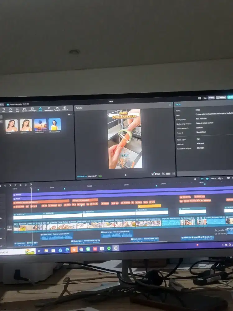 Jasa editing vidio & design