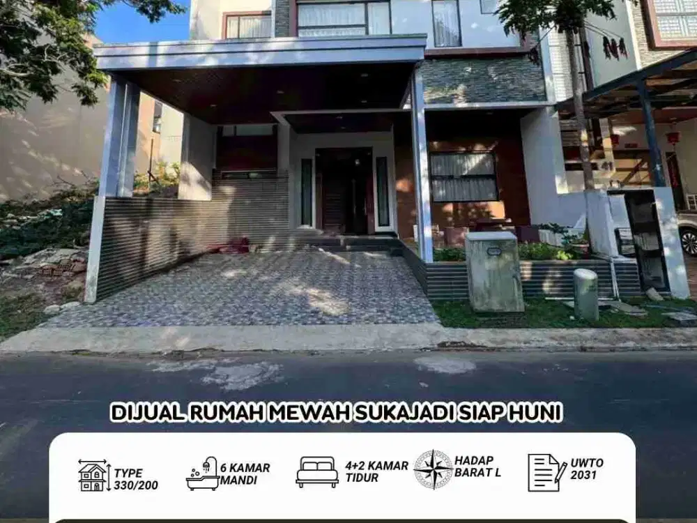 Dijual Rumah mewah Sukajadi siap huni