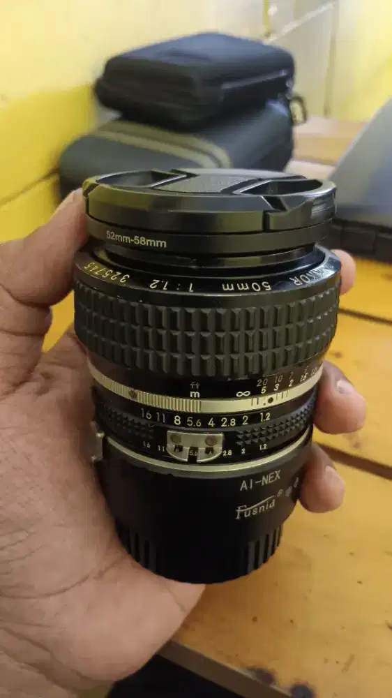 Lensa Manual Nikon Nikkor 50mm f1.2 Ais second