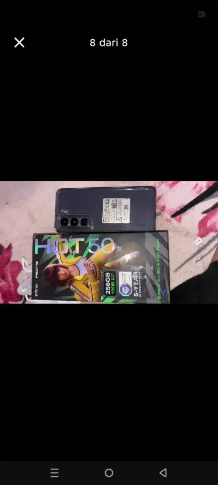 Infinix hot 50 ram 256Gb