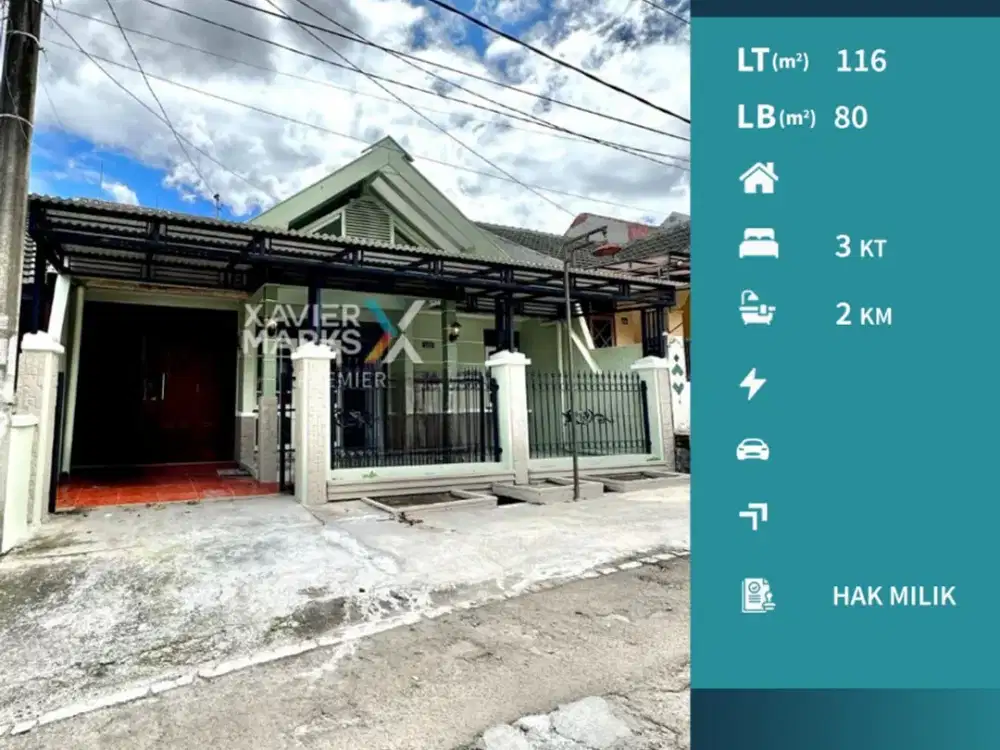 Dijual Rumah Terawat Modern Minimalis di Pondok Mulia Malang