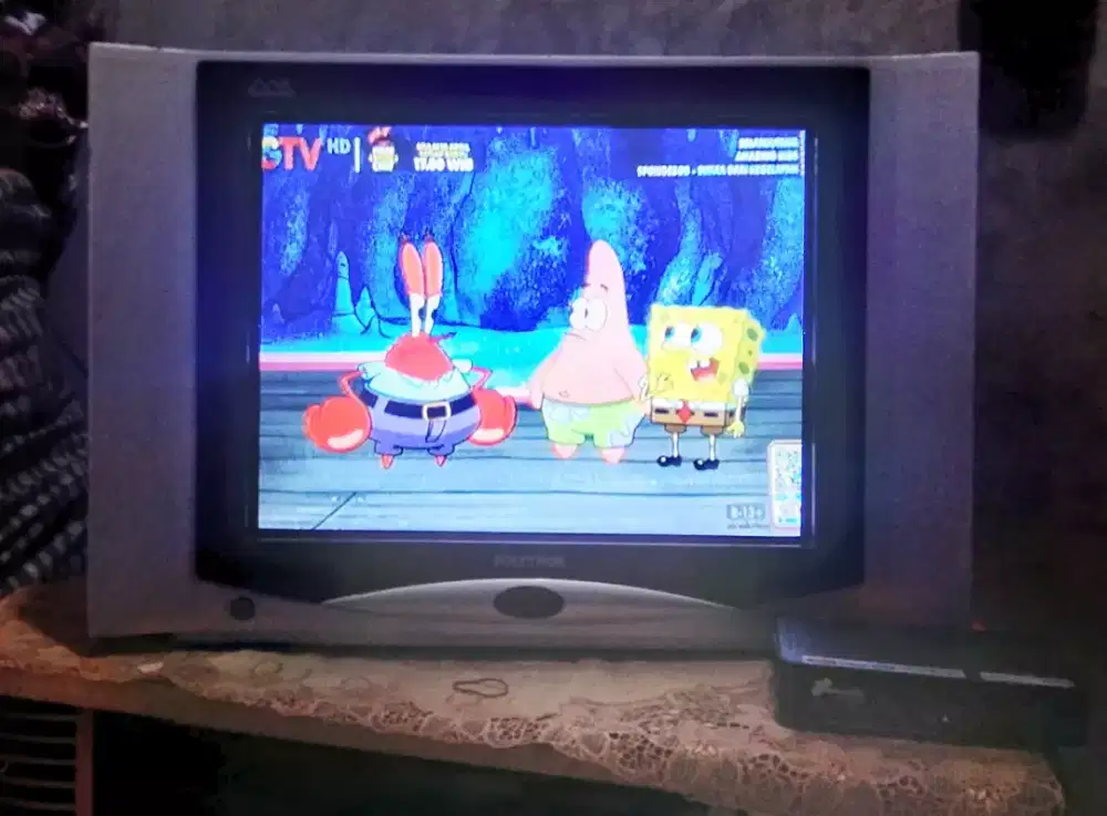 TV 21 INC POLYTRON FLAT LYR DATAR+STB DIGITAL BAGUS & NORMAL BEK-UT