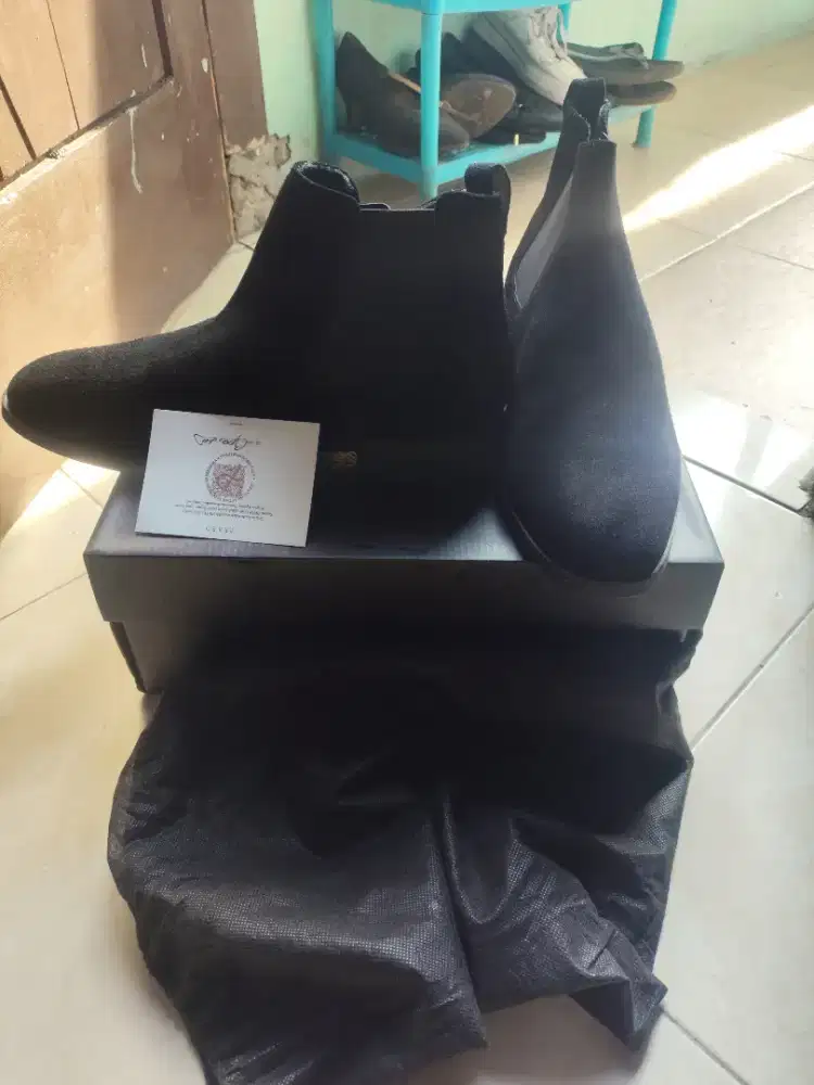 Dijual sepatu chelsea boots merk prabu size 43