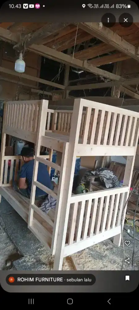 Tempat tidur 2 tingkat