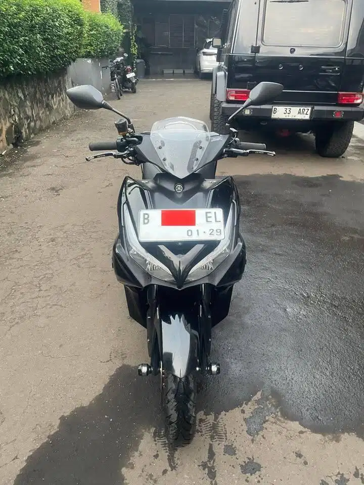 Yamaha jual cepat aerox connected abs mint condition modif 2024