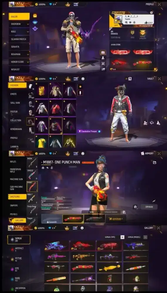 jual akun free fire terpercaya dan aman yg minat langsung hubungi