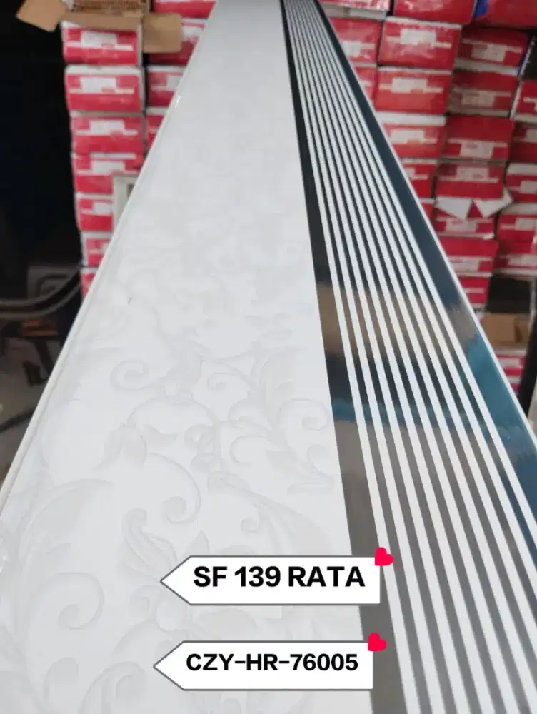 PLAFON PVC MENERIMA ANTAR BAHAN & TERPASANG