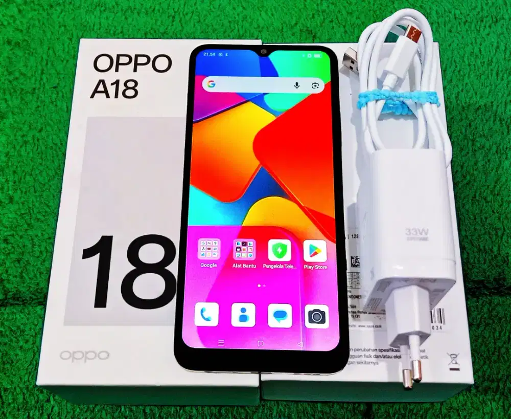 OPPO A18 4+4/128GB LENGKAP