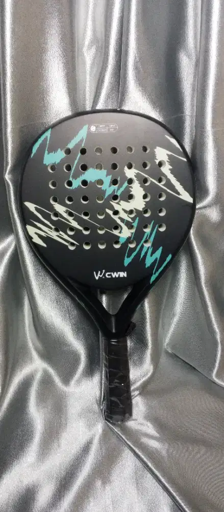 Raket Padel Cwin Vulkan glass Carbon 360gram