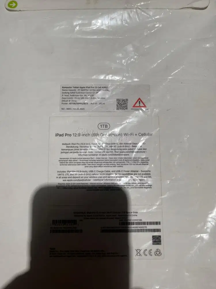 Jual iPad Pro 12,9 inci (generasi ke-6) wifi cellular