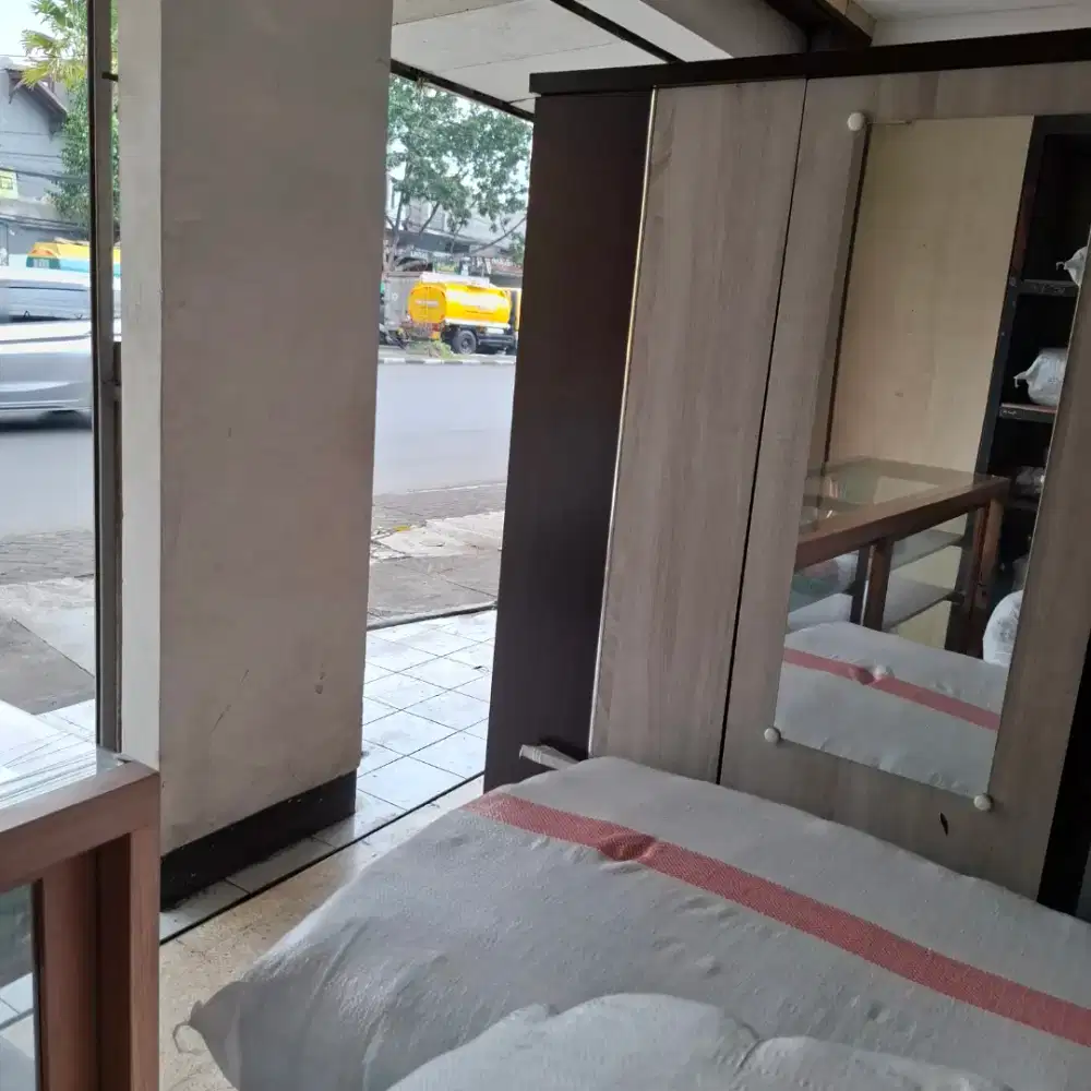 Lemari pakaian partikel 2 pintu