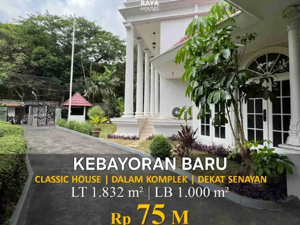 Classic House Lokasi Strategis Dekat Senayan City