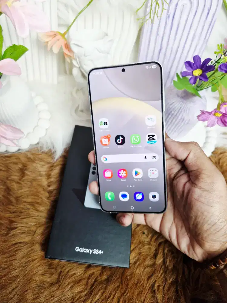 Samsung s24 plus versi ram12 512gb second lengkap original