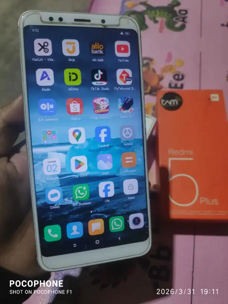 Redmi 5plus Ram 4/64