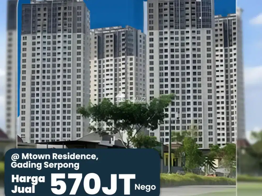 (TI) DIJUAL APARTEMEN MTOWN RESIDENCE, GADING SERPONG