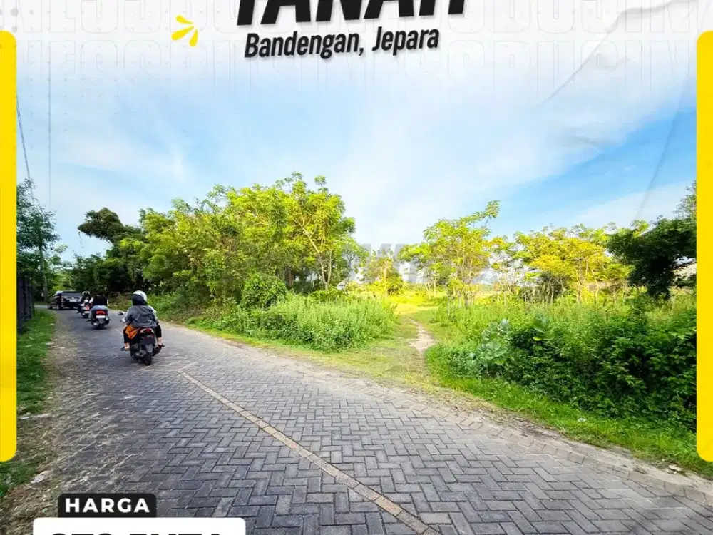 Tanah Hook Siap Bangun Harga Murah Dekat Wisata Pantai Bandengan Jepara
