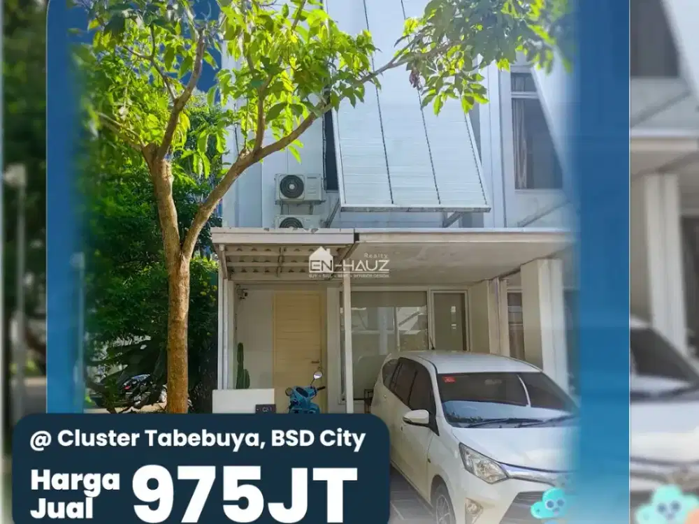 (TI) DIJUAL RUMAH CLUSTER TABEBUYA, BSD CITY