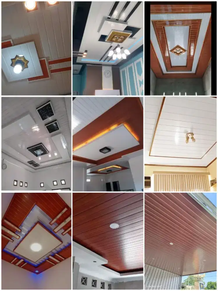 Plafon pvc terpasang murah