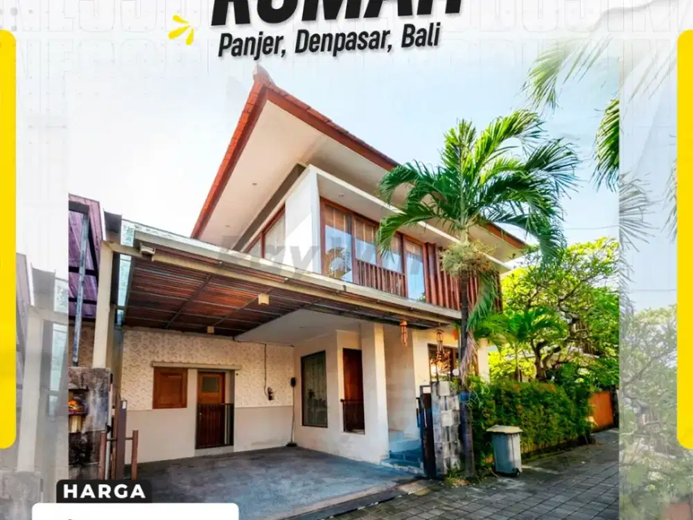 Rumah Mewah 2 Lantai Siap Pakai Bangunan Modern Di Panjer Denpasar Bali