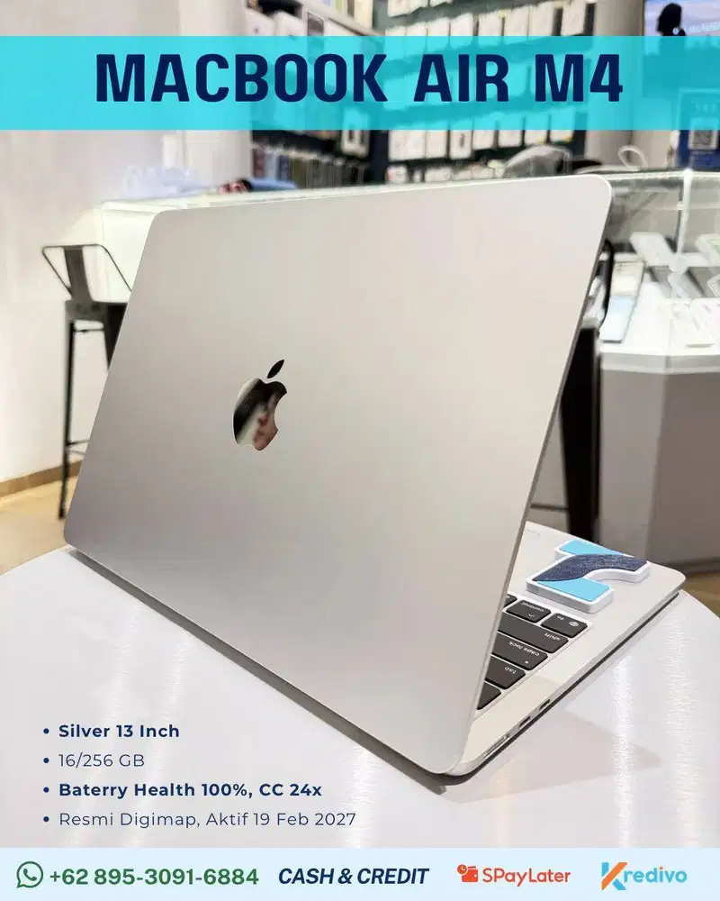 MACBOOK AIR M4 13 INCH 16/256 GB- SILVER