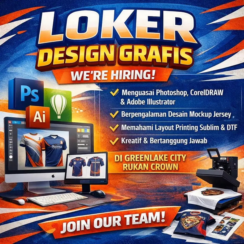 Lowongan Design Grafis Urgently Needed