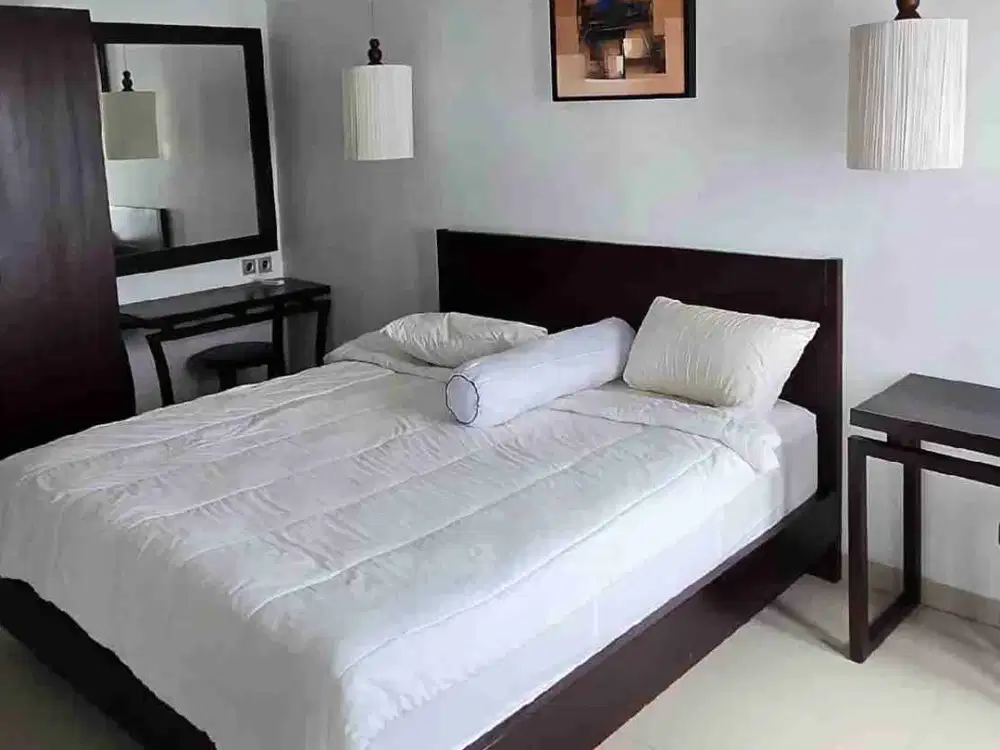 villa 2 bedroom furnished kerobokan lokasi strategis bebas banjir