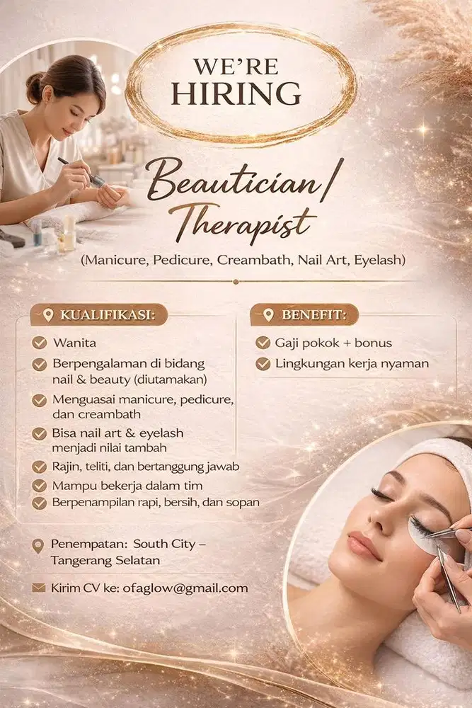Trapist facial/ menipedi/eyelash/nail