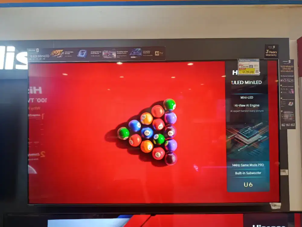 HISENSE MINI LED TV 65INCH BISA CICILAN PAKAI HOMECREDIT