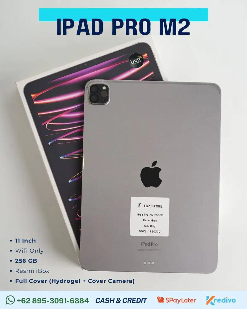 IPAD PRO M2 11 256 GB - WIFI ONLY
