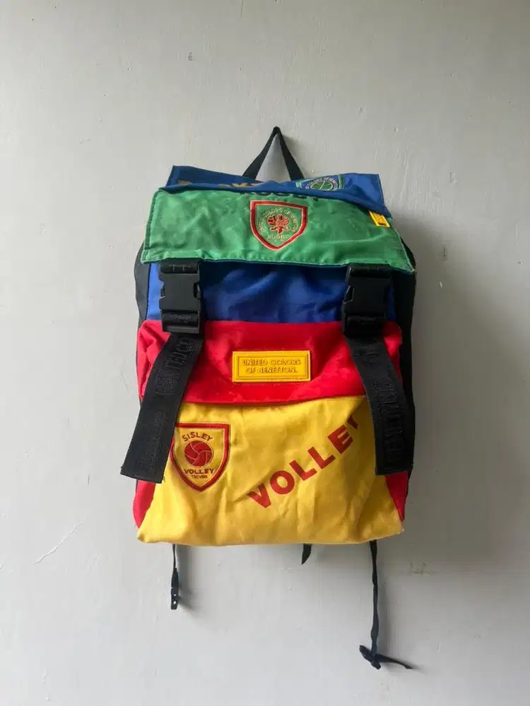 Tas Backpack Ransel Benetton Rugby/Basket