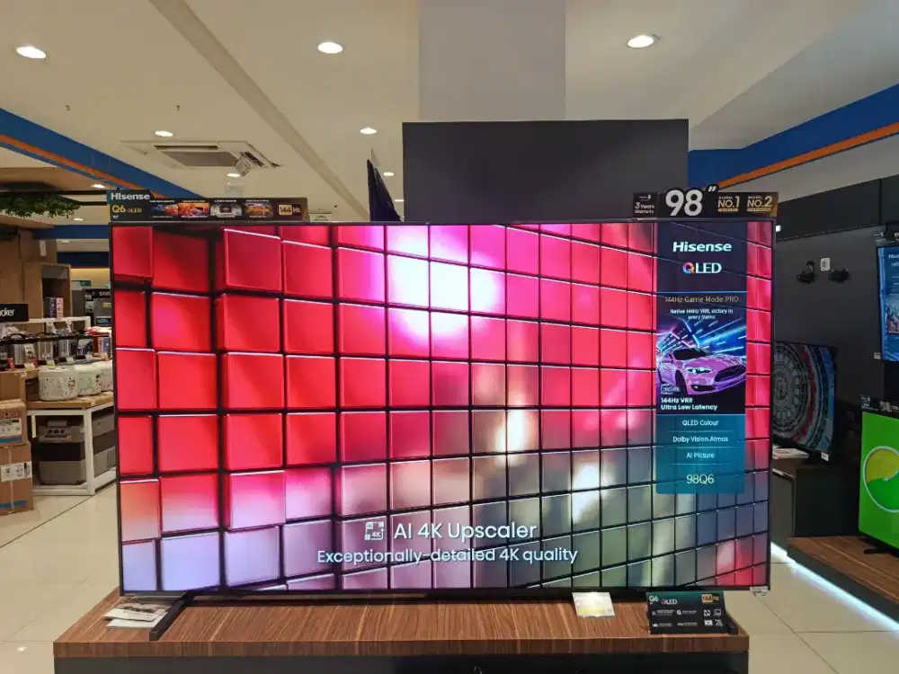 HISENSE QUANTUM DOT TECHNOLOGY TV 98INCH CICILAN PAKAI HOMECREDIT