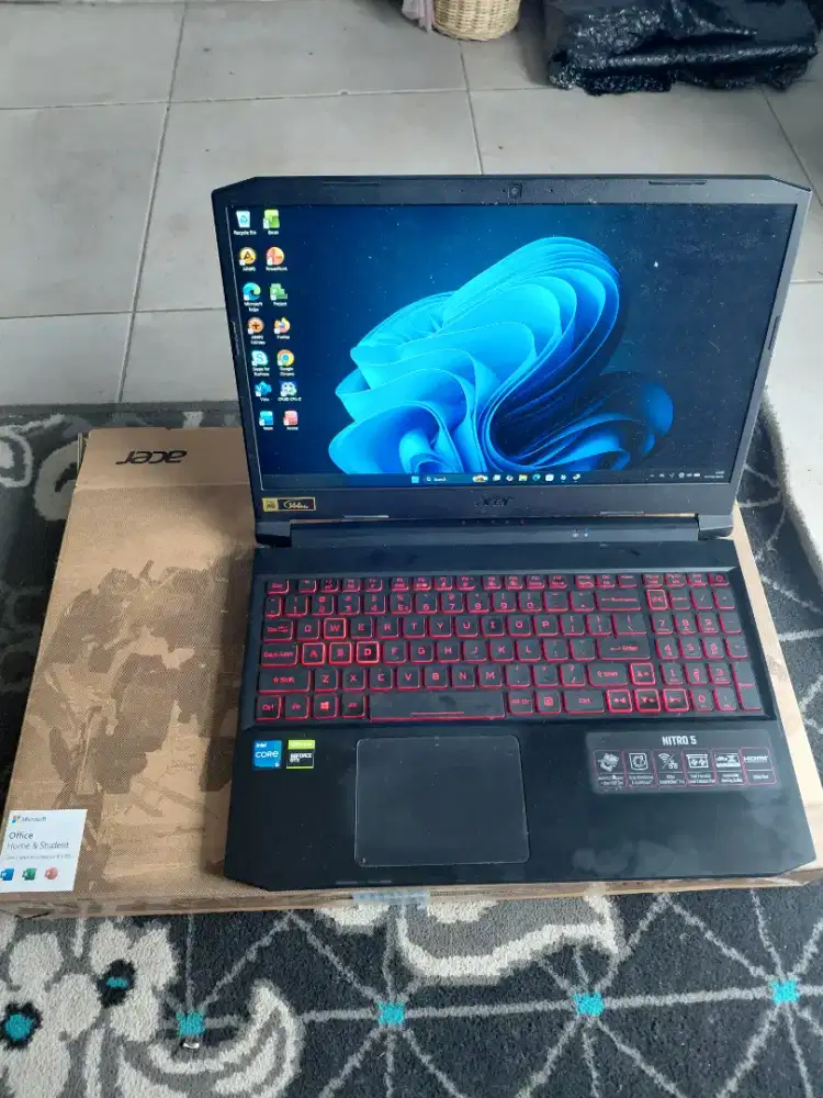 Acer Nitro An515-57 i5 11400H/16/512 Gtx1650 ddr6